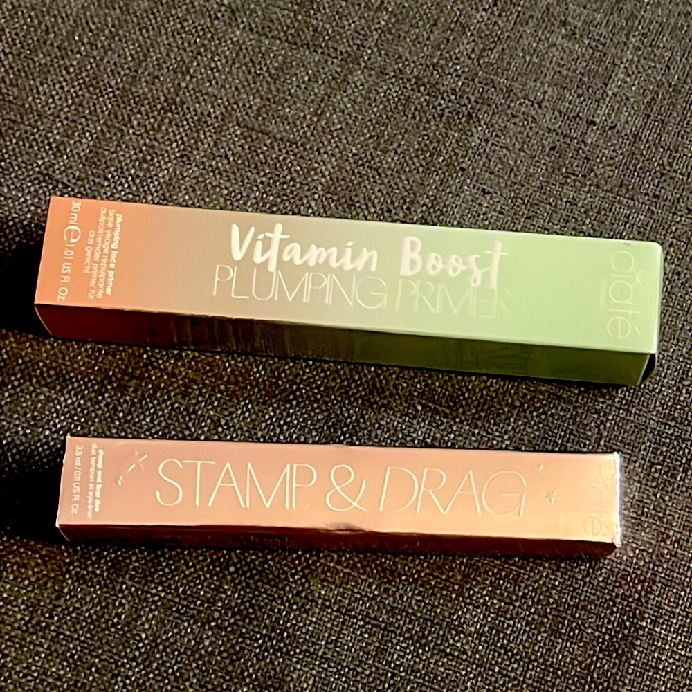 Ciate Stamp and Drag Liner Eyeliner & Ciate Vitamin Boost Plumping Primer Bundle